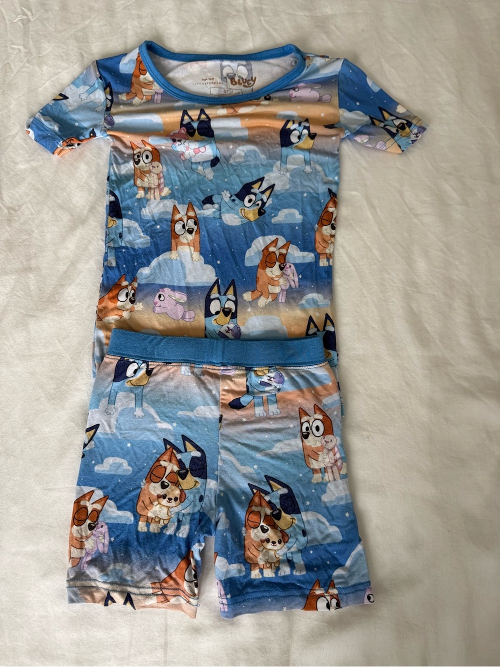 Little Sleepies Bluey Kids Pajama Set 3T